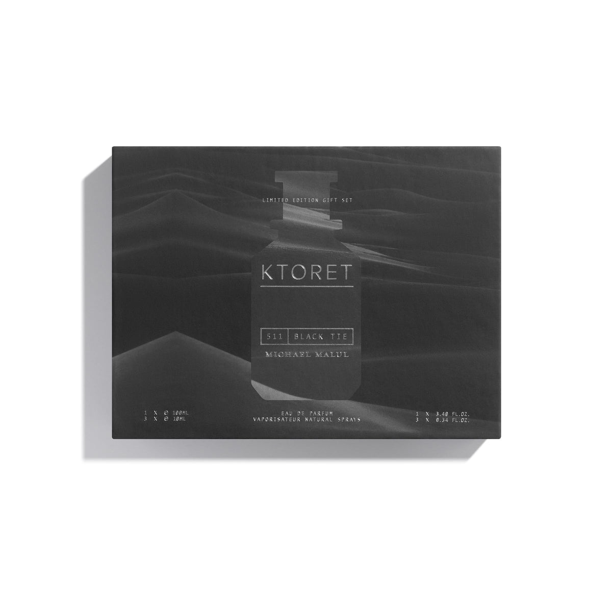 Michael Malul 511 Black Tie Eau de Parfum Gift Set - 100ml | 10ml