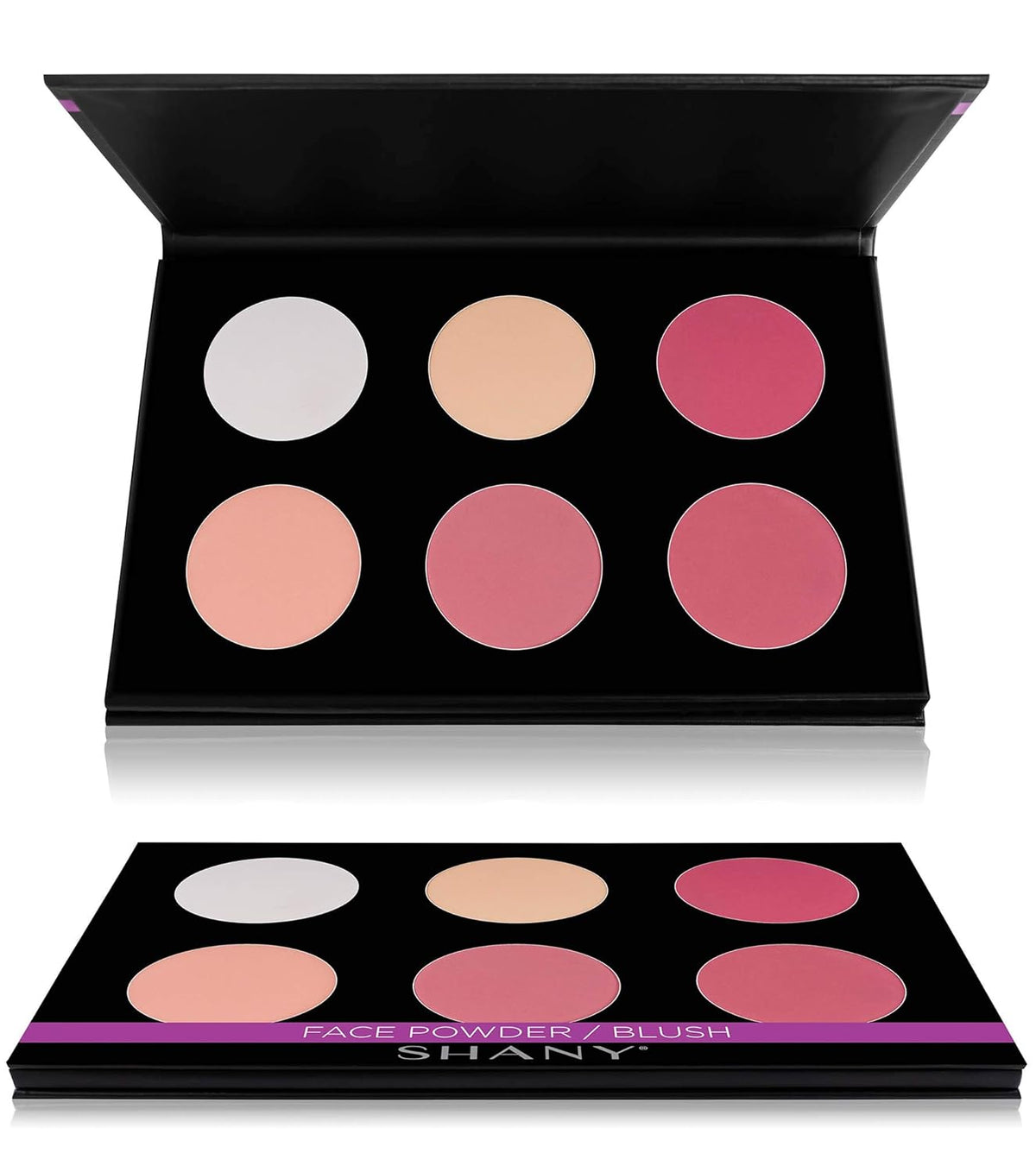 SHANY Cosmetics Shimmer & Matte Blush/Highlighter Face Palette - Layer 4 - Refill For The 6 Layer Mini Masterpiece Collection Makeup Set, Highlighter