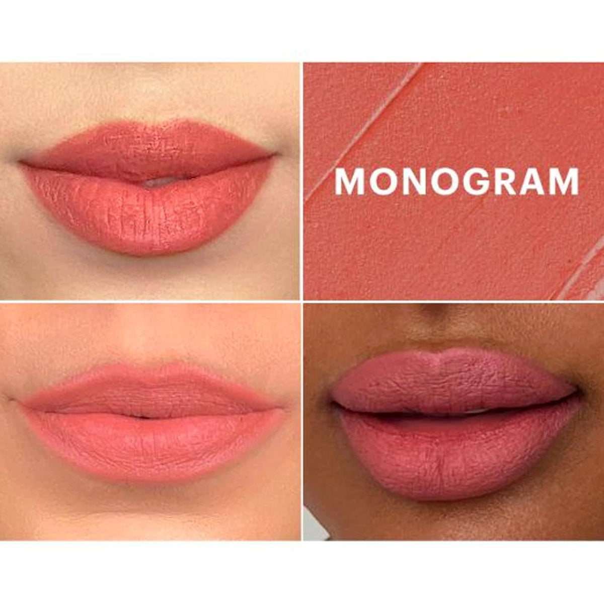 Glo Skin Beauty Suede Matte Lip Crayon (Monogram) - Longwearing Formula Stays On All Day, With Conditioning Shea Butter + Mango Seed Oil for a Velvety Smooth Finish