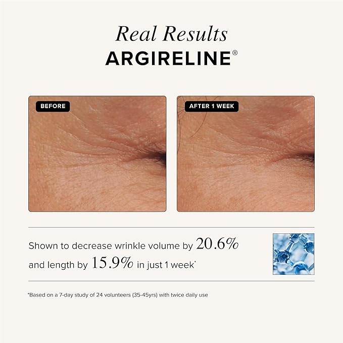Asterwood Argireline Serum with Hyaluronic Acid - Peptide Serum for Face - Wrinkle Reducing, Anti-Aging, Nourishing - Fragrance-Free - 1 Fl Oz