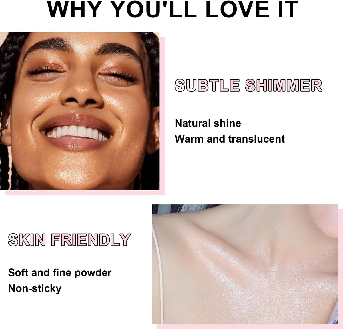 Hair and Body Glitter Spray, Holographic Glitter Highlighter Powder, Face Body Clothes Shiny Glitter, Loose Shimmer Hairspray Festival Rave Prom Accessories (Champagne)