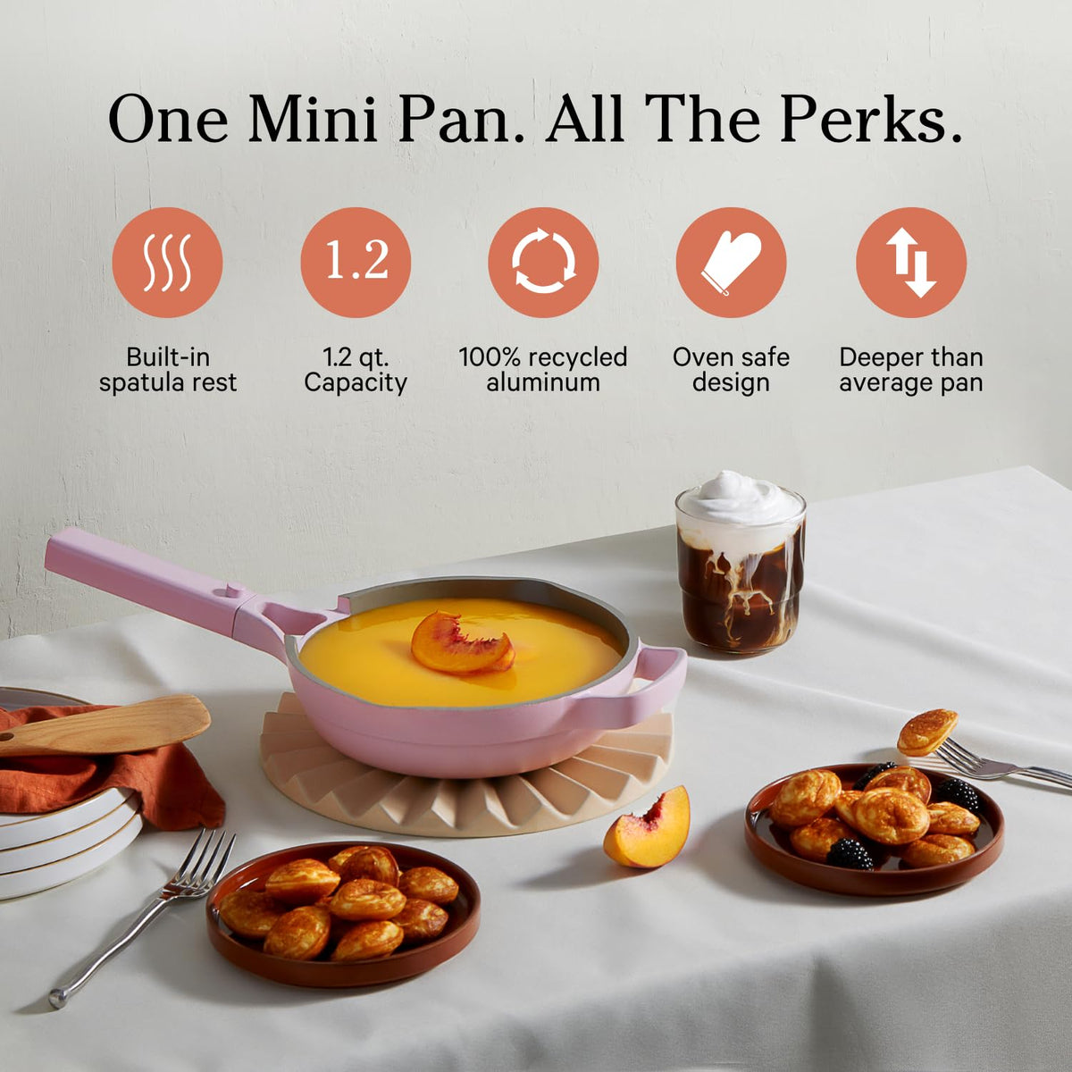 Our Place Always Pan Duo - Pan & Mini 2.0 Bundle | Multi-Functional Cookware Set Replaces 20 Pieces | Char