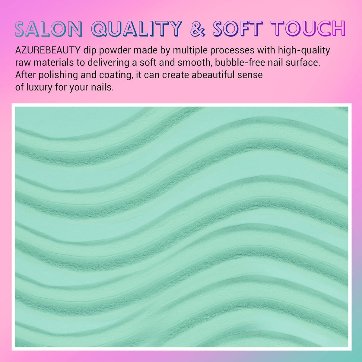 AZUREBEAUTY Color Changing Dip Powder Nail Set, Blue Green Pink Red Grey Trend Ombre Cold Warm Temperature Mood French Nail Art Manicure DIY Salon Gifts, No Need Nail Lamp Cured 6 PCS