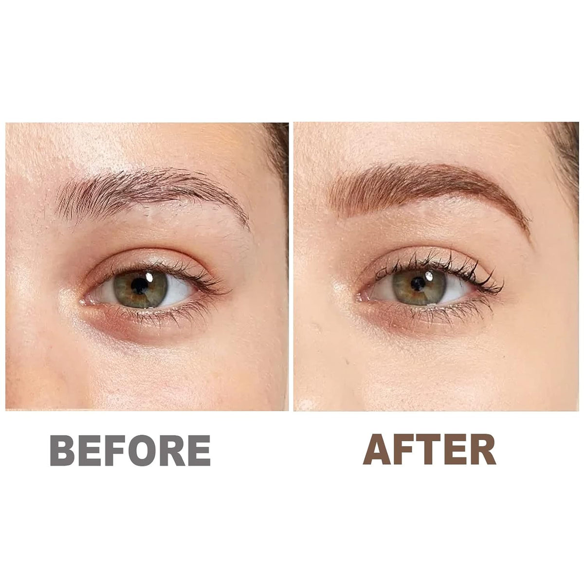 Boobeen 2 Pcs Eyebrow Pomade Cream, Waterproof Brow Pomade Gel High Pigmented Long-lasting for Natural Eyebrow Makeup, Suitable for Everyone