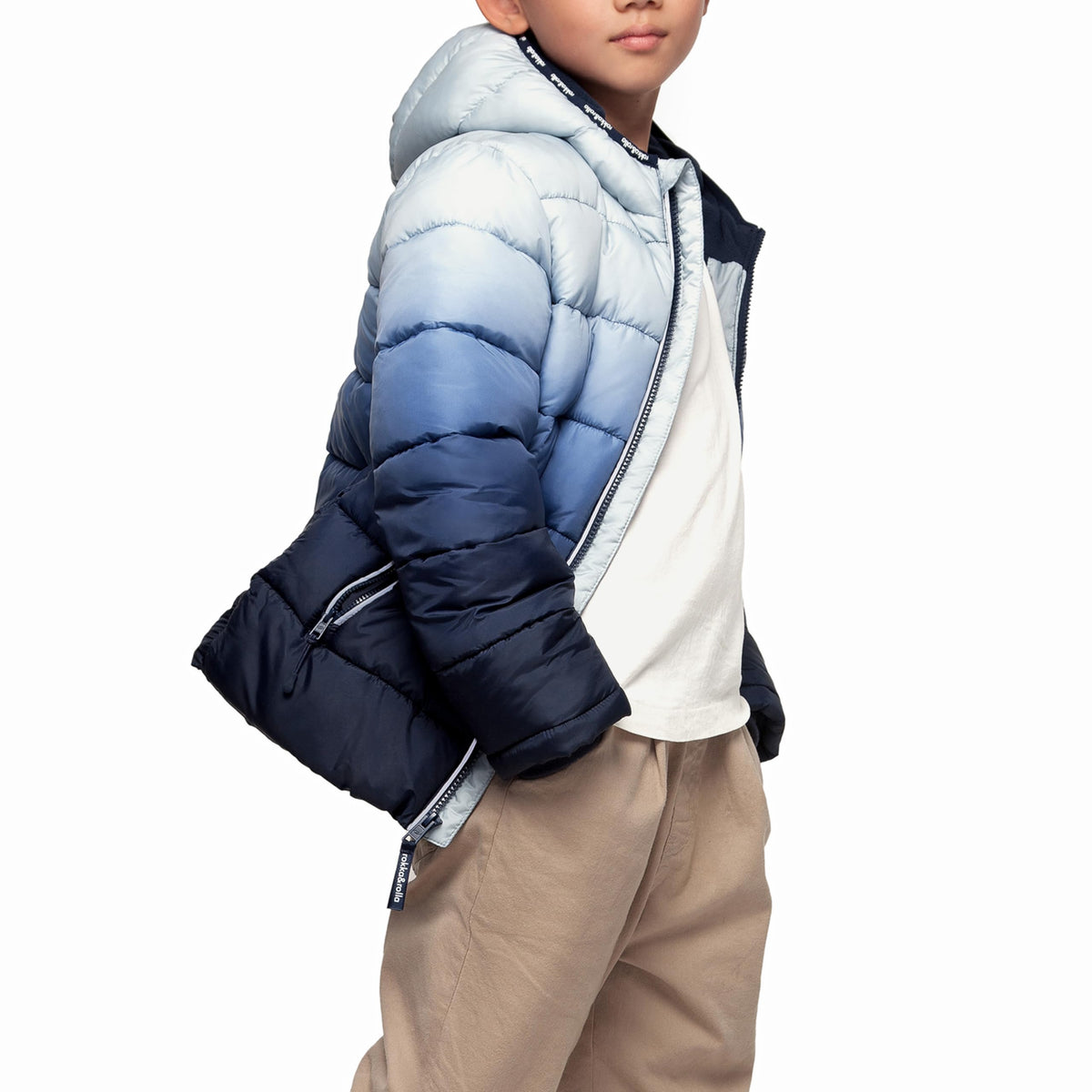 Rokka&Rolla Boys' Heavyweight Puffer Jacket Warm Fleece Lined Winter Coat