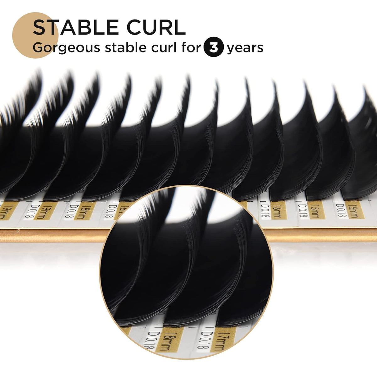 LASHVIEW Semi-Permanent Eyelash Extensions C Curl 10mm 0.20 Thickness Silk Fake Natural Thick Lashes Individual Eyelashes Silk lashes (Salon Use)
