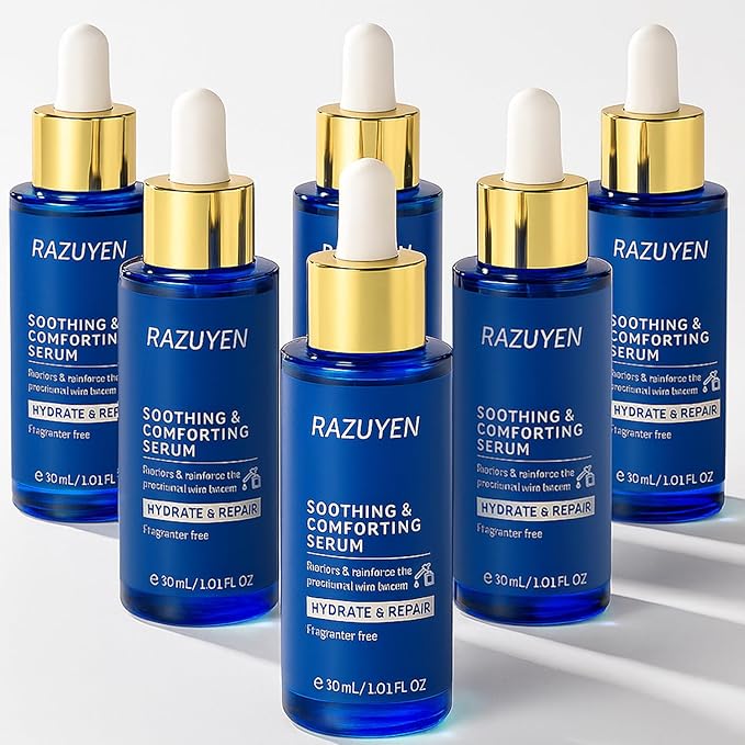 Soothing Collagen Serum for Face, Repair And Moisturize Skin, Anti Aging Face Serum for Women With Panthenol, Gentiana Scabra Root Extract, 1.01 FL OZ