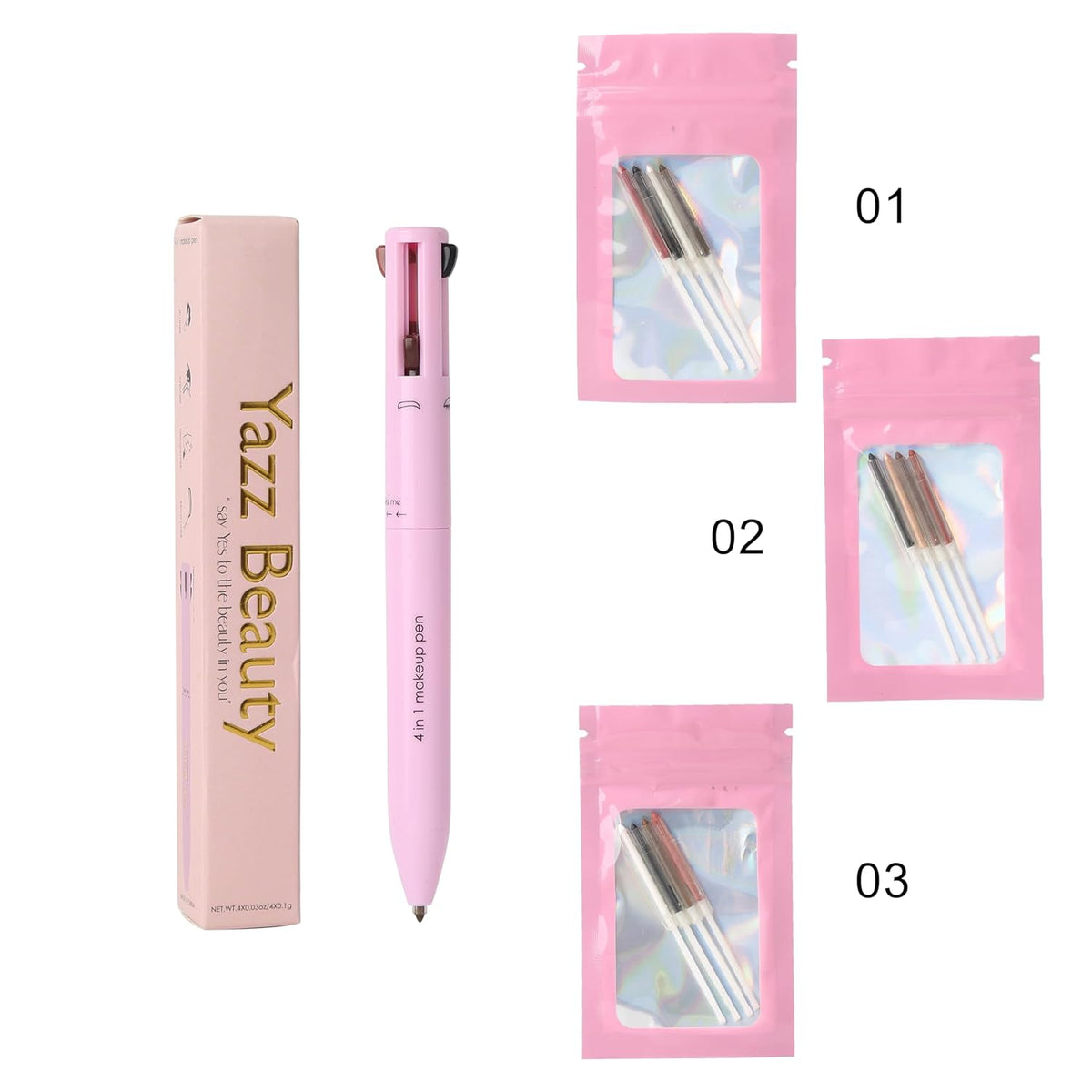 4 in 1 Makeup Pen refill Nude