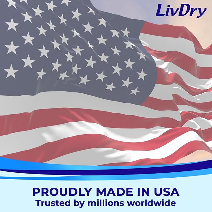 LivDry Overnight Protective Underwear Large size Count: 64