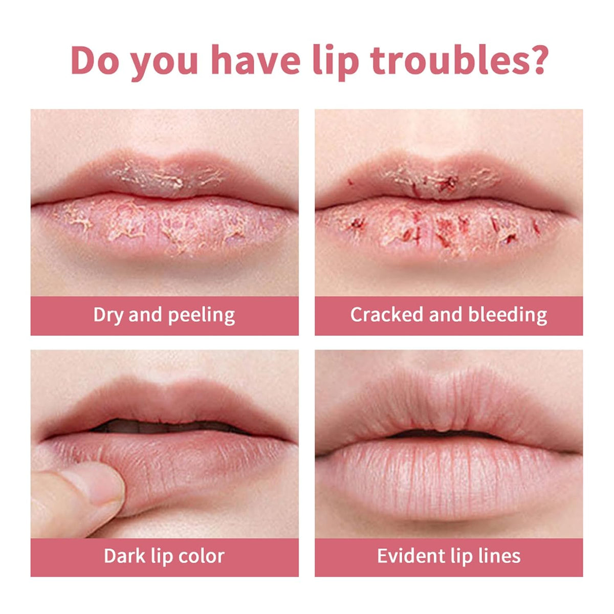 Pink Honey Lipstick Tinted Lip Balm - Sheer Hydrating Lipstick for All Skin Tones - Moisturizing Lip Color, Nourishing Lip Balm with Natural Black Cherry Tint