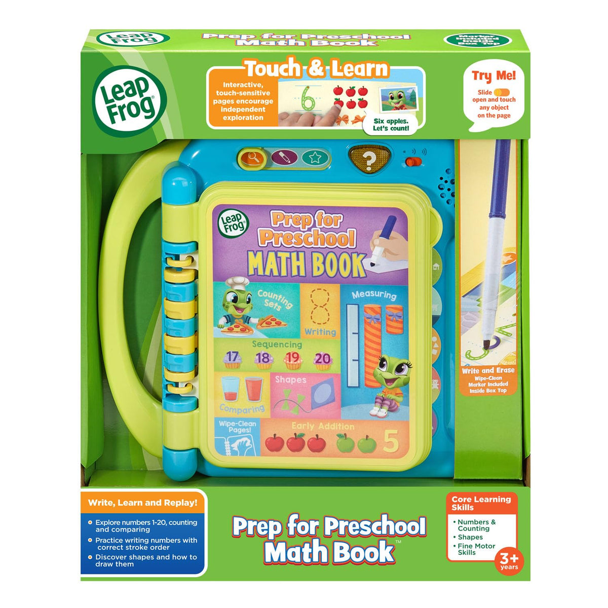 LeapFrog Prep for Preschool Math Book