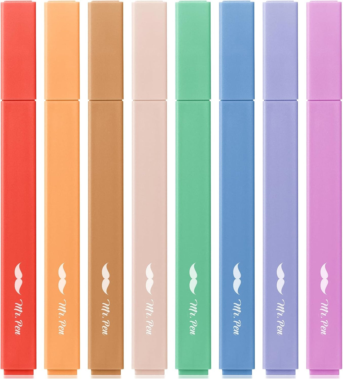 Mr. Pen- Aesthetic Highlighters, 8 Pack, Chisel Tip, Rainbow Rangers, Cute Highlighters Assorted Colors