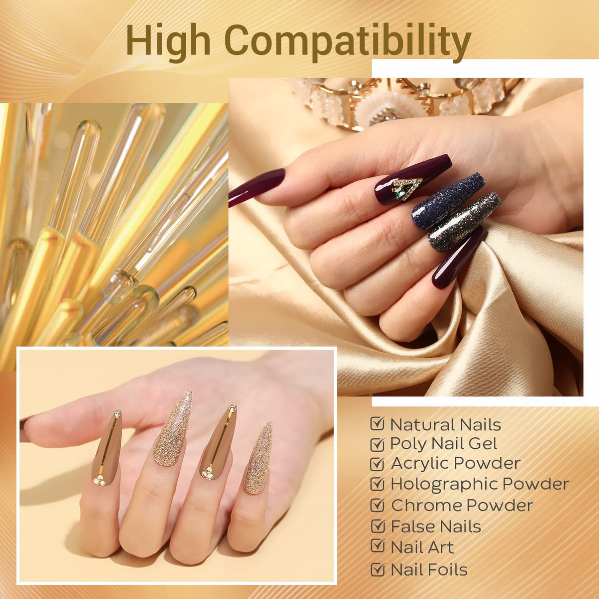 modelones Matte Gel Top Coat No Wipe Top and Base Coat, 3 Pcs Velvet Matte Glossy Shine Clear Effect Soak Off Nail Lamp Long Lasting Fall Gel Polish Base Top Coat for Home Salon Nail Art Use