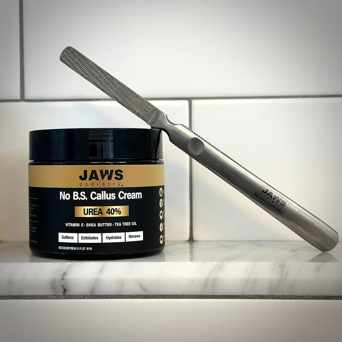 Urea Cream Callus Cream - Foot Cream for Dry Cracked Heels Feet Knees Elbows Hands - 40% Urea Callus Remover For Feet - Soften Exfoliates Hydrates and Renews Skin