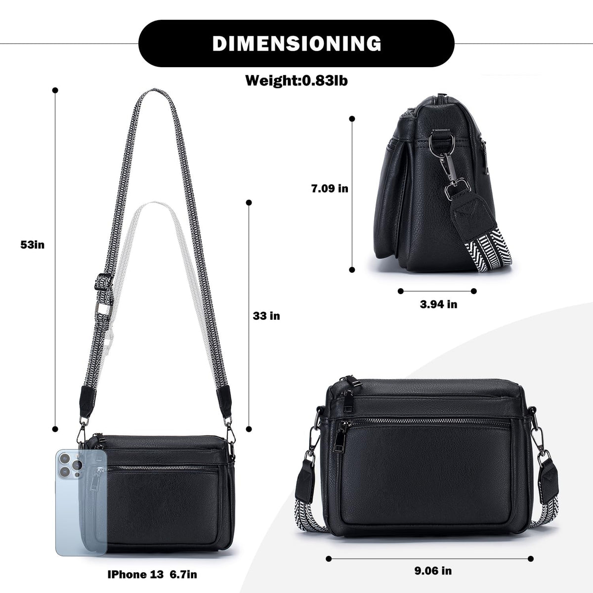 ATERITSSI Crossbody Purses for Women Trendy,Vegan Leather Crossbody Bags,Cell Phone Camera Shoulder Handbags with Card Slots