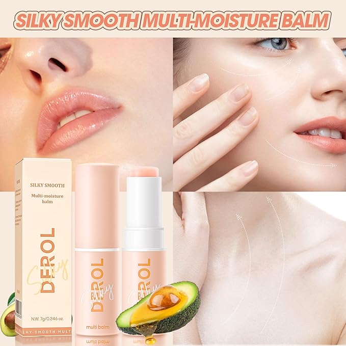 1PCS Wrinkle Repair Moisturizing Multi Balm Stick, Anti-wrinkle Face Balm Eye Balm Body Hydrating Face Moisturizer, Wrinkle Balm Stick Face Skin Collagen Moisturizer for Dry Skin (7g/0.246 oz)