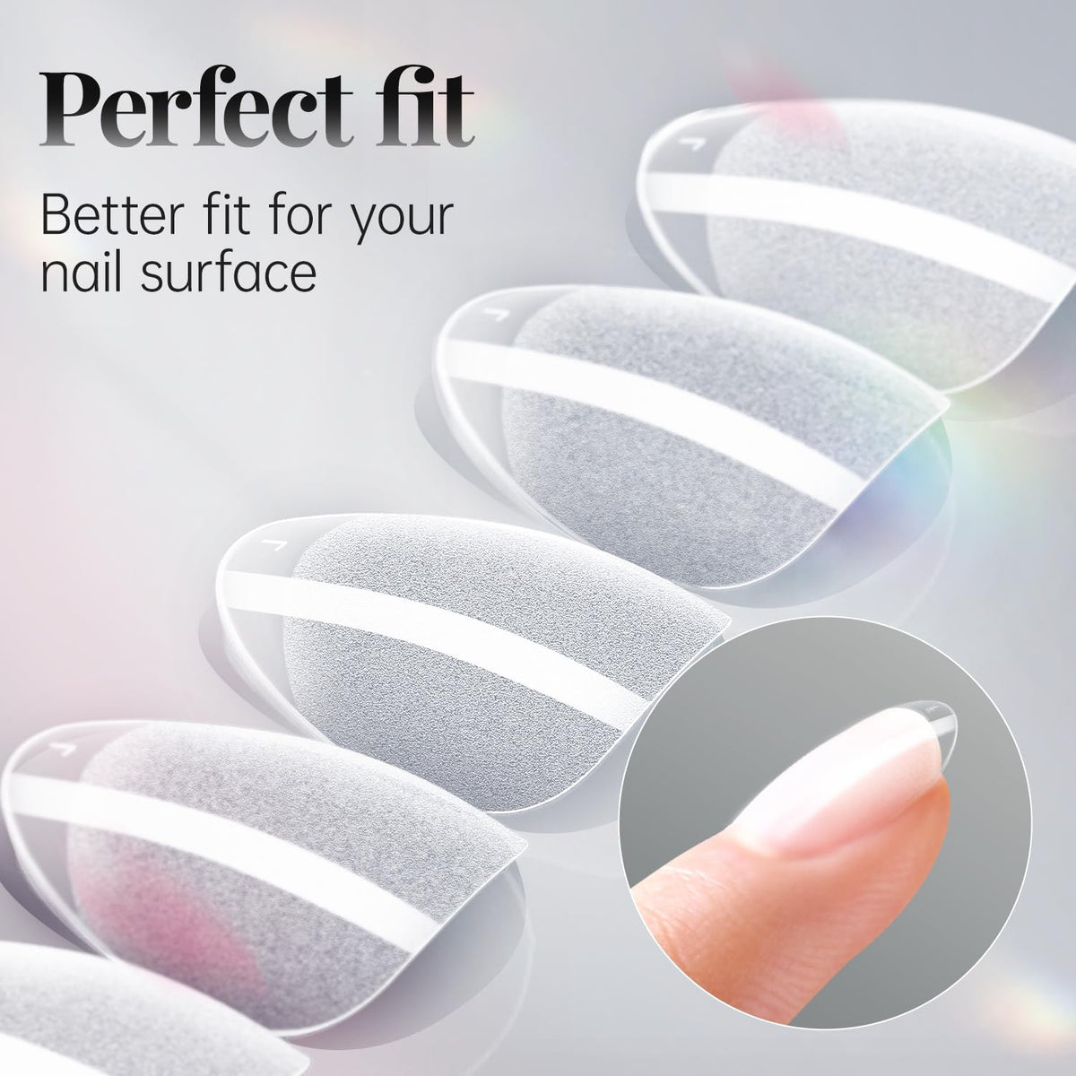 krofaue 3 Styles Short Nail Tips Kit - 720PCS Half Matte Coffin, Almond, Square Fake Nails Full Cover Press on Extension for Soft Gel Tips Set Art DIY Home