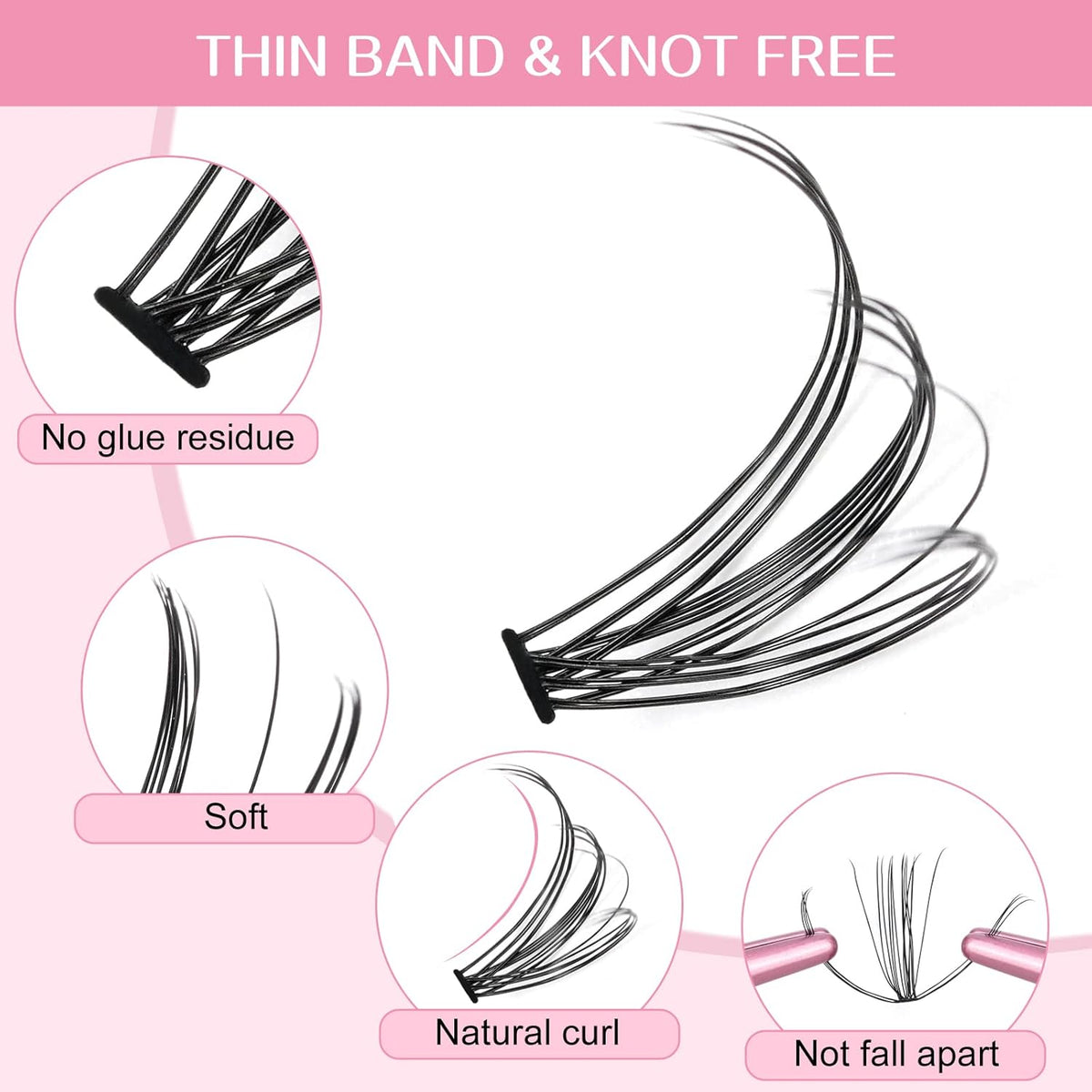 280 Pcs Individual Lashes 10+20-D-9-16mix Cluster Lashes 10D 20D C D Curl Wispy Lashes Bottom Lashes DIY Lashes At Home（10+20-D-9-16mix）