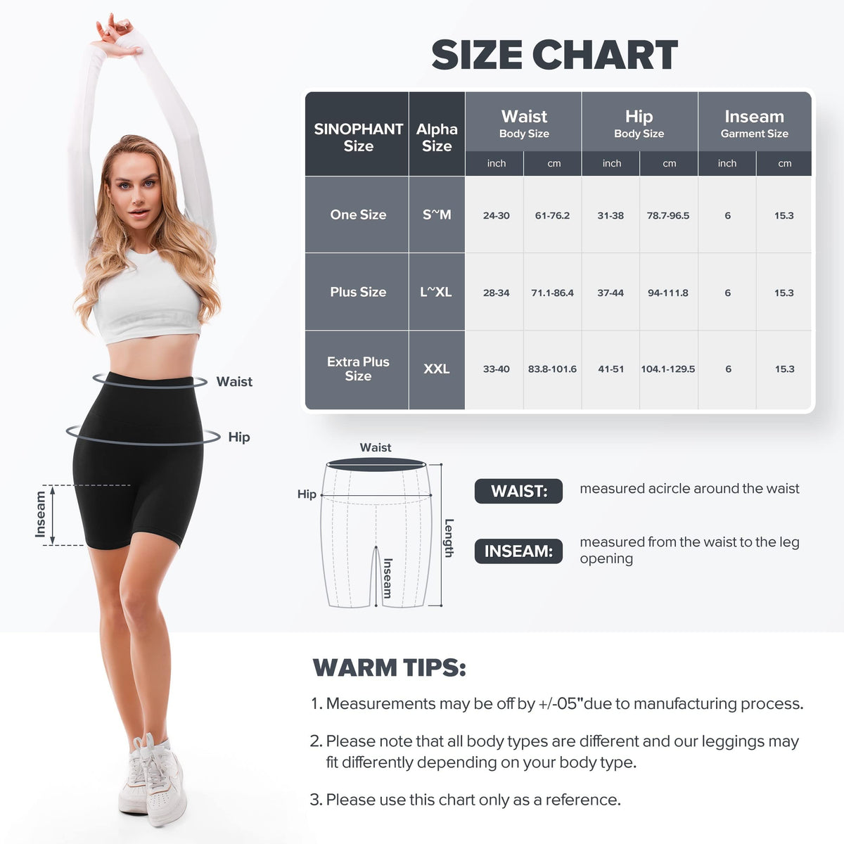 SINOPHANT High Waisted Women Biker Shorts - 6” Buttery Soft Elastic Tummy Control Shorts for Gym, Yoga, Workout(S-M,Leopard)