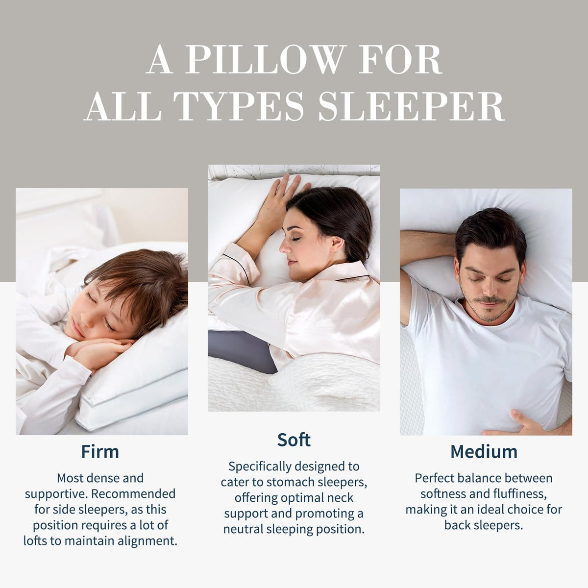 Globon Luxury Feather Down Pillow King Size,Medium Firm Gusseted Bed Pillows for Sleeping, Hotel Collection Fluffy Pillow, 18"X34", Pack of 1