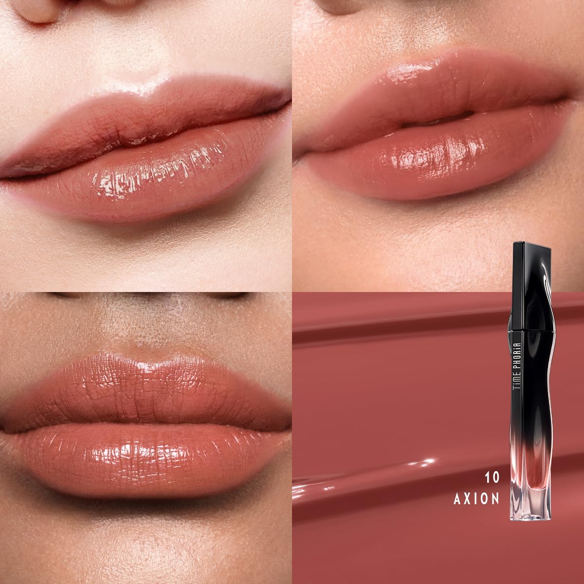 STELLAR DUST LIP STAIN-Long Lasting, Waterproof and Transferproof Lip Tint, Glossy Finish Lip Gloss, Lightweight Lipstick, High Coverage, Vivid Color (10)