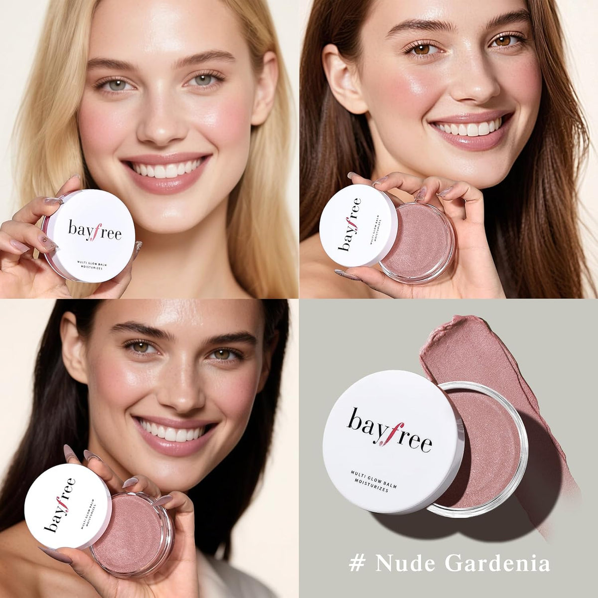 Multi Glow Balm, Cream Blush for Cheeks, Blush Balm Face Makeup, Radiant Finish, Hydrating, Creamy, Lightweight & Blendable Color, Face Makeup.63 Oz