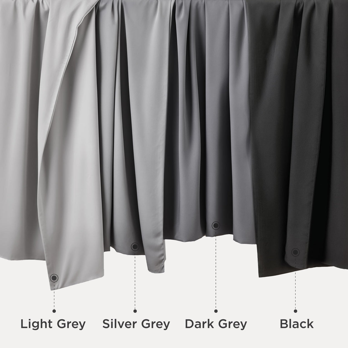 Bedsure Cooling Pillow Cases Standard Size 2 Pack, Rayon Derived from Bamboo Cooling Pillowcase for Hot Sleepers, Cool Pillow Covers with Envelope Closure for Women Men, Dark Grey, 20x26 Inches