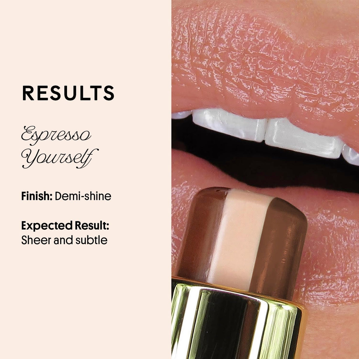 Winky Lux Affogato Tri-Color Tinted Lip Balm – Hydrating Lip Care with Jojoba Oil & Vitamin E, Sheer Nude Tint, Vanilla Coffee Scent, Moisturizes and Softens Dry Lips