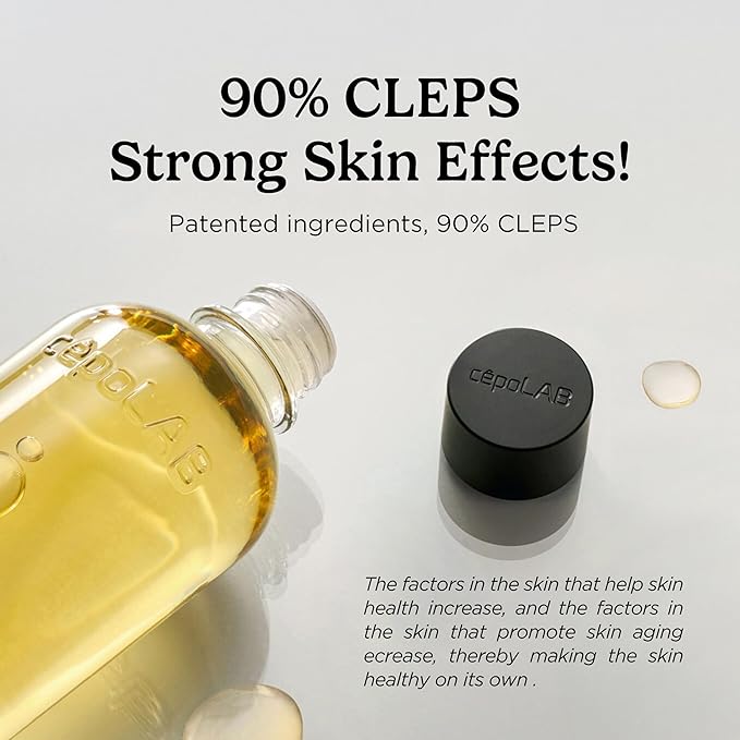Biogenic Essence 90% CLEPS® Hydrating Face Serum – Korean Skincare for Dull & Dehydrated Skin, 5.24 fl.oz