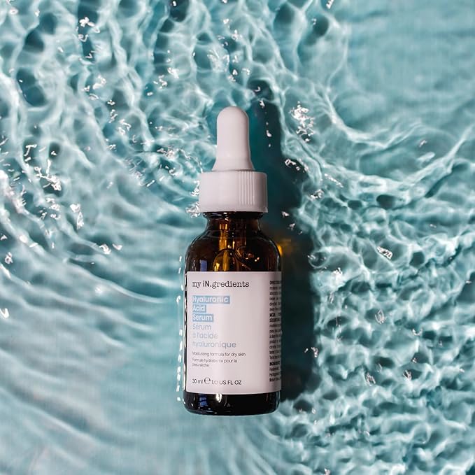 Masque Bar My Ingredients 2% Hyaluronic Acid Serum for Face, Glowing serum for Face, Hydrating for All Skin Types -Paraben & Cruelty Free, Korean Skincare - 1Fl oz