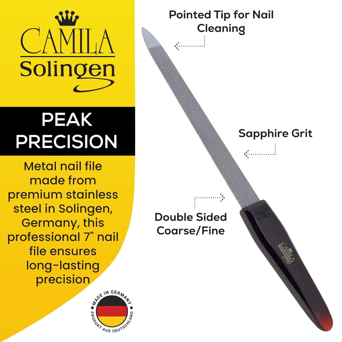 CS11-CS18 Professional 4" Fingernail Toenail Nipper/Clipper/Cutter Manicure and Pedicure Heavy Duty Precision Super Sharp Curved Stainless Steel 15mm Blade Solingen Germany