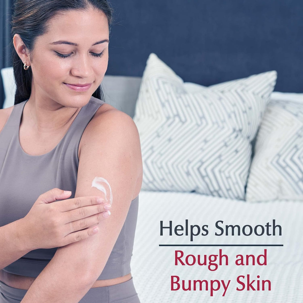 Eucerin Roughness Relief Body Lotion for Extremely Dry, Rough Skin, Urea Enriched Body Moisturizer, 16.9 Fl Oz Bottle
