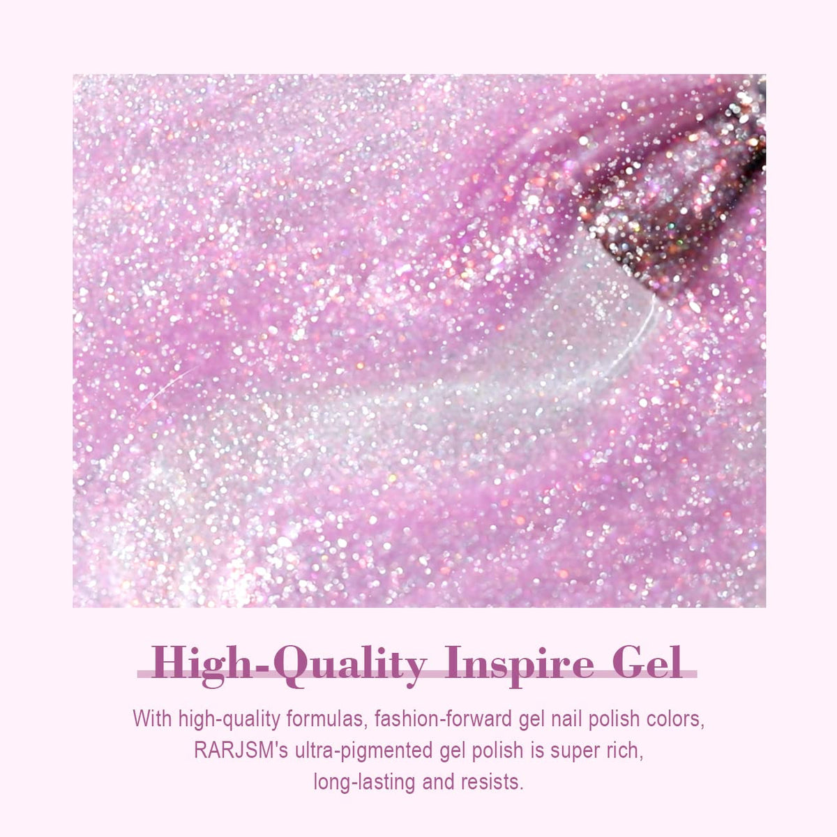 RARJSM Cat Eye Gel Nail Polish Aurora Light Color Velvet Silver Glitter Rose Red Galaxy Clear Shimmer Ice Gel Polish with Magnet Stick LED UV Curing Requires Soak Off Home Salon Single Bottle 15ml