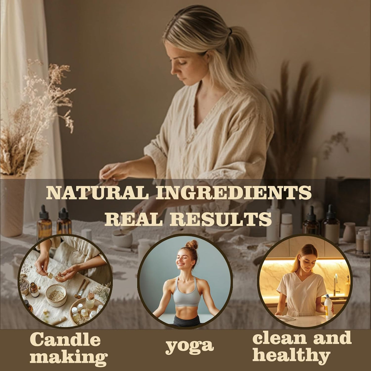Sandalwood Fragrance Oil-Sandalwood Essential Oil 4.33oz (130ml)-100% Pure Natural Scent for Diffusers, Candles, Soap Making & Aromatherapy-Relaxing Home & Gift Essential Oil for Bath, Massage
