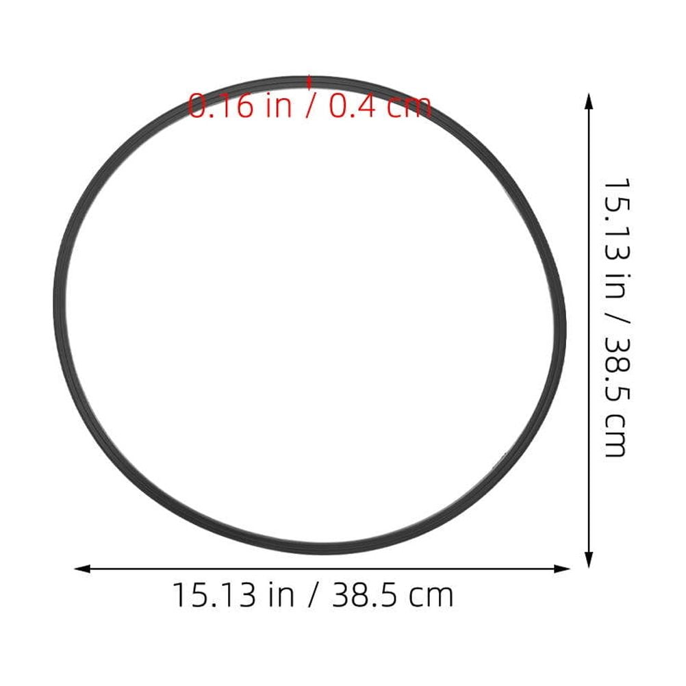 WEUVEB 3Pcs Round Barstool Base Ring Pads Non Slip Rubber Floor Protectors for General Users