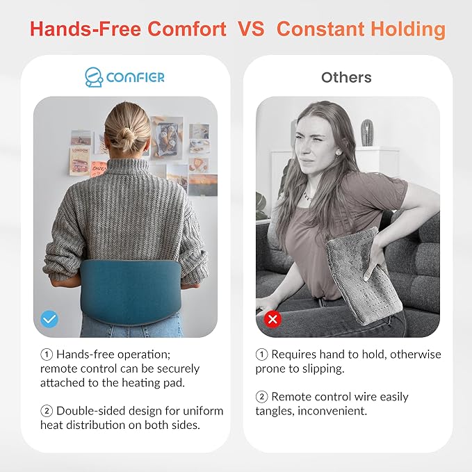 COMFIER Heated Wrap Belt & Back Massager