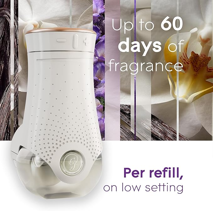 Glade PlugIns Refills Air Freshener, Scented and Essential Oils for Home and Bathroom, Lavender & Vanilla, 6.7 Fl Oz, 10 Count (Packaging May Vary)