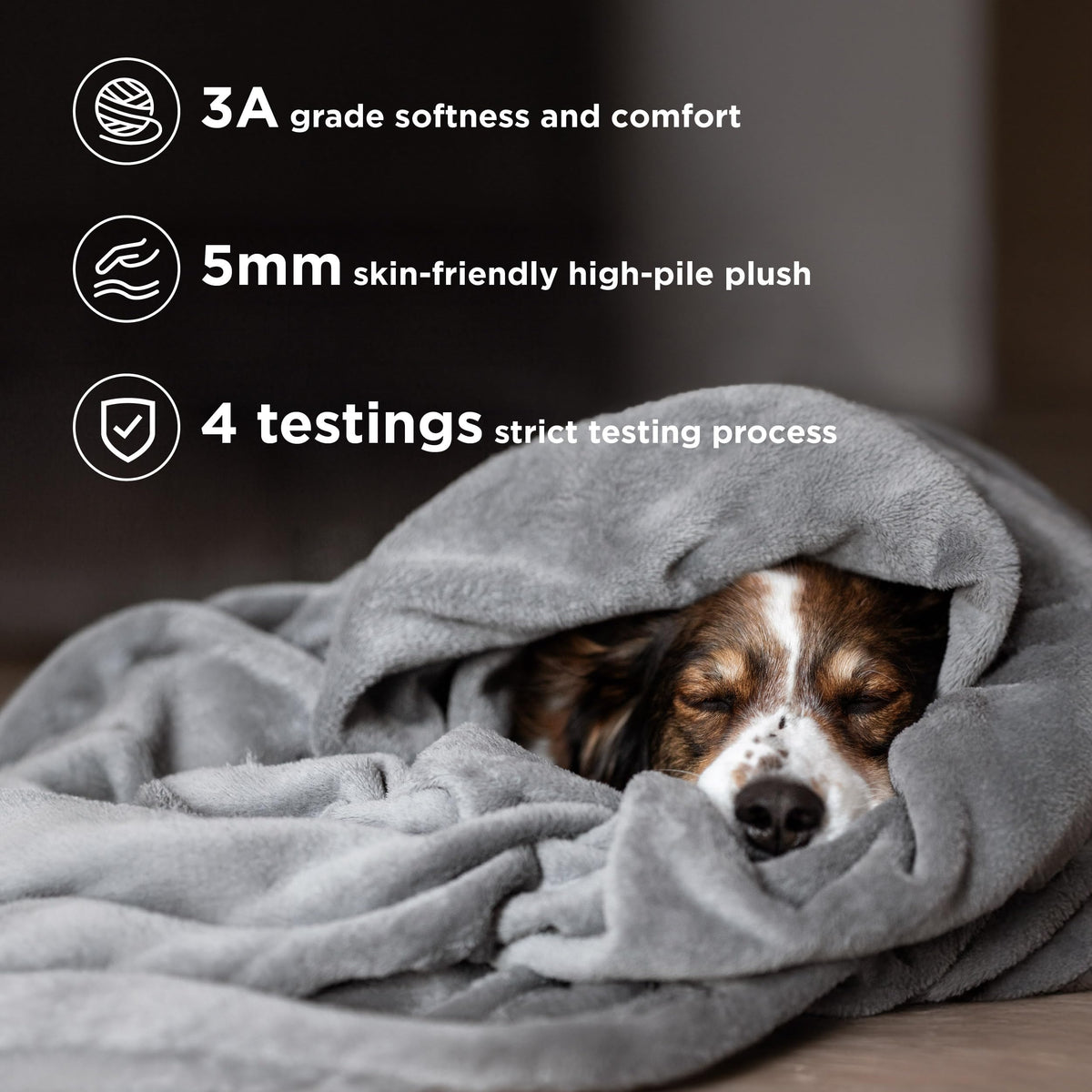 Bedsure Fleece Blanket Twin Size Grey - 300GSM Lightweight Plush Fuzzy Cozy Soft Warm Blanket for Bed, Sofa, Couch, Travel, Camping, 60x80 inches