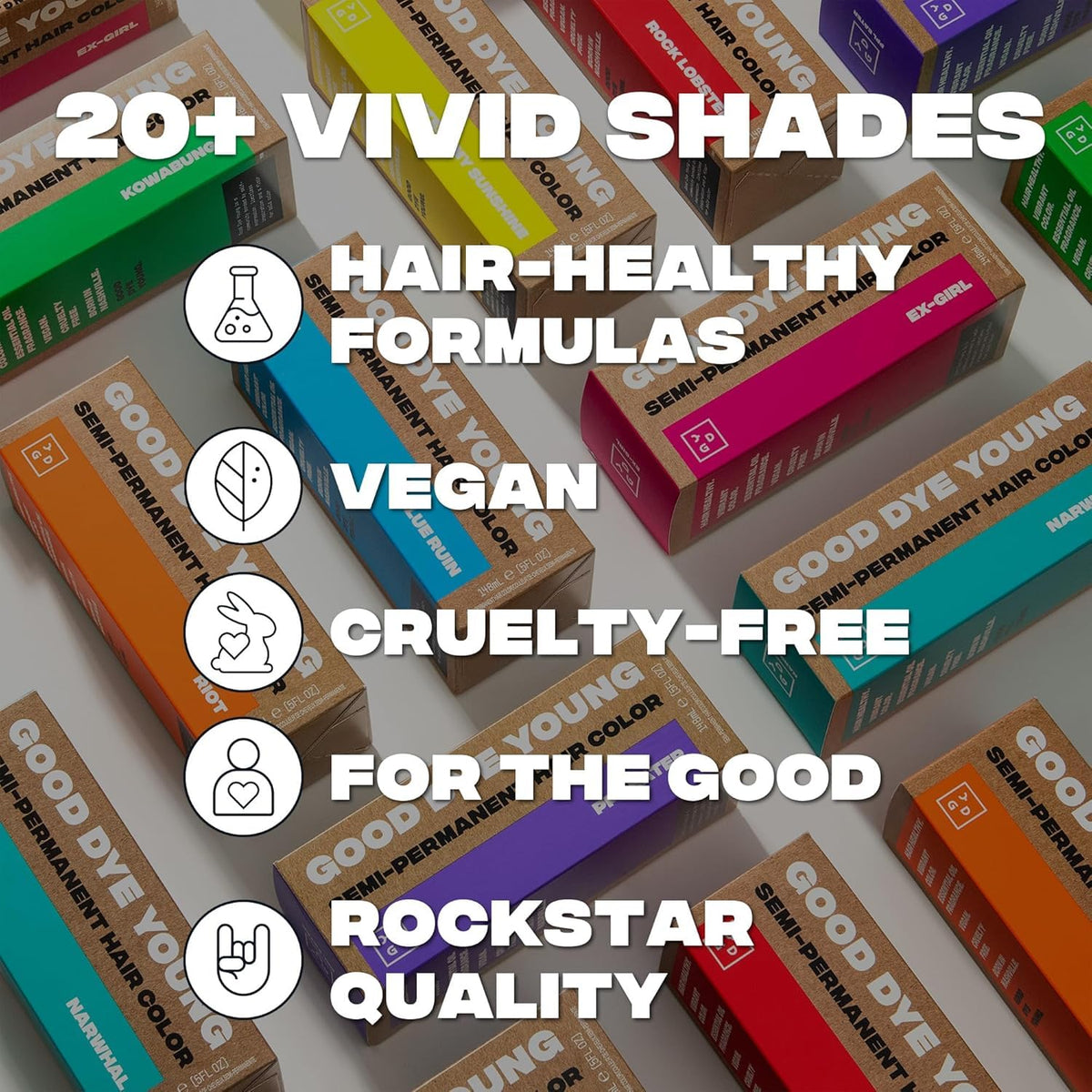 Good Dye Young Semi-Permanent Hair Color (Gravedigger Silver) - UV Protective, Conditioning, PPD-Free, Cruelty-Free & Vegan, Lasts 15-24+ Washes