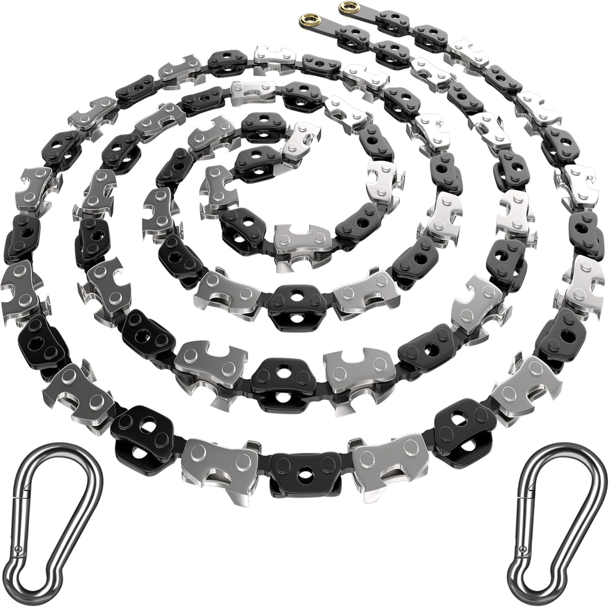 High Limb Rope Saw 53 In Chain Only - Zero Effort 360 Rope Chain Saw - Sharp Manual Tree Limb Cutter - Hand Chainsaw - Fast and Easy Pocket Chainsaw