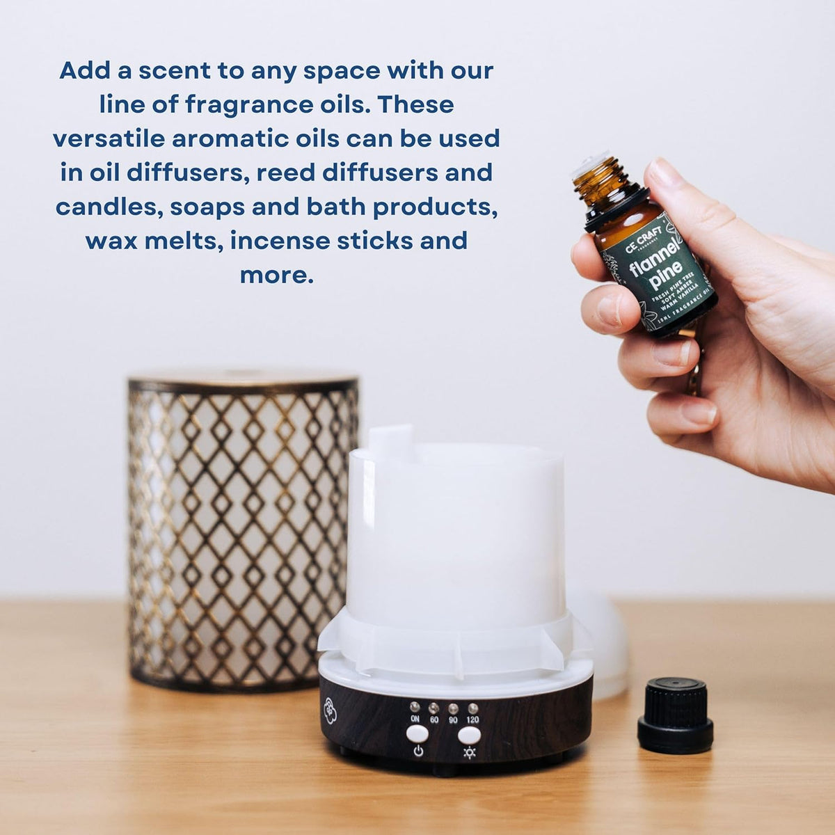 CANDECraftCo Premium Fragrance Oil – Diffuser Oils Fragrances Scented for Home, Candle Soap Making Supplies, Aromatherapy Blends for House (0.34 Fl Oz) (2-Pack, Barber Shop)