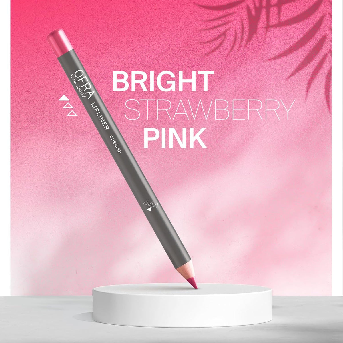 Ofra Lipliner Pencil - Cherish | High-Pigment Lipliner for Defining & Shaping Lips | Long-Lasting Wear Lipliners | Creamy, Glide-On Formula for All-Day Perfection | 0.04oz