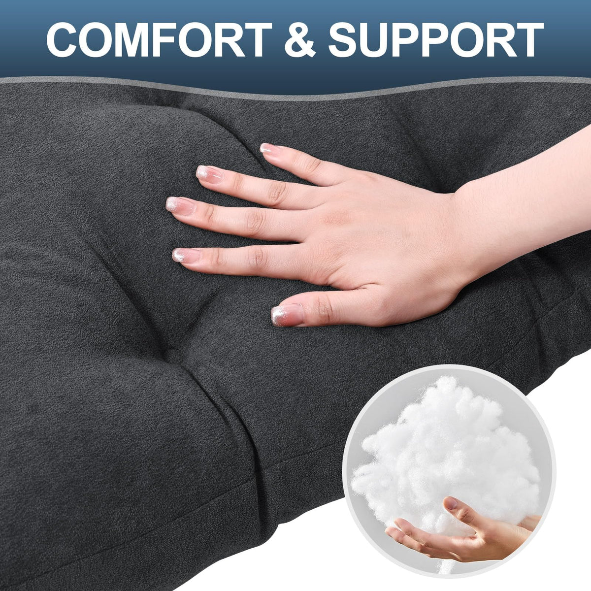 TANYOO Back Pillow for Recliner Lumbar Support Pillow Soft and Fluffy Back Support Cushion Thick Lumbar Cushion for Chairs, Recliners,Sofa, Couch and Bed for Pain Relief