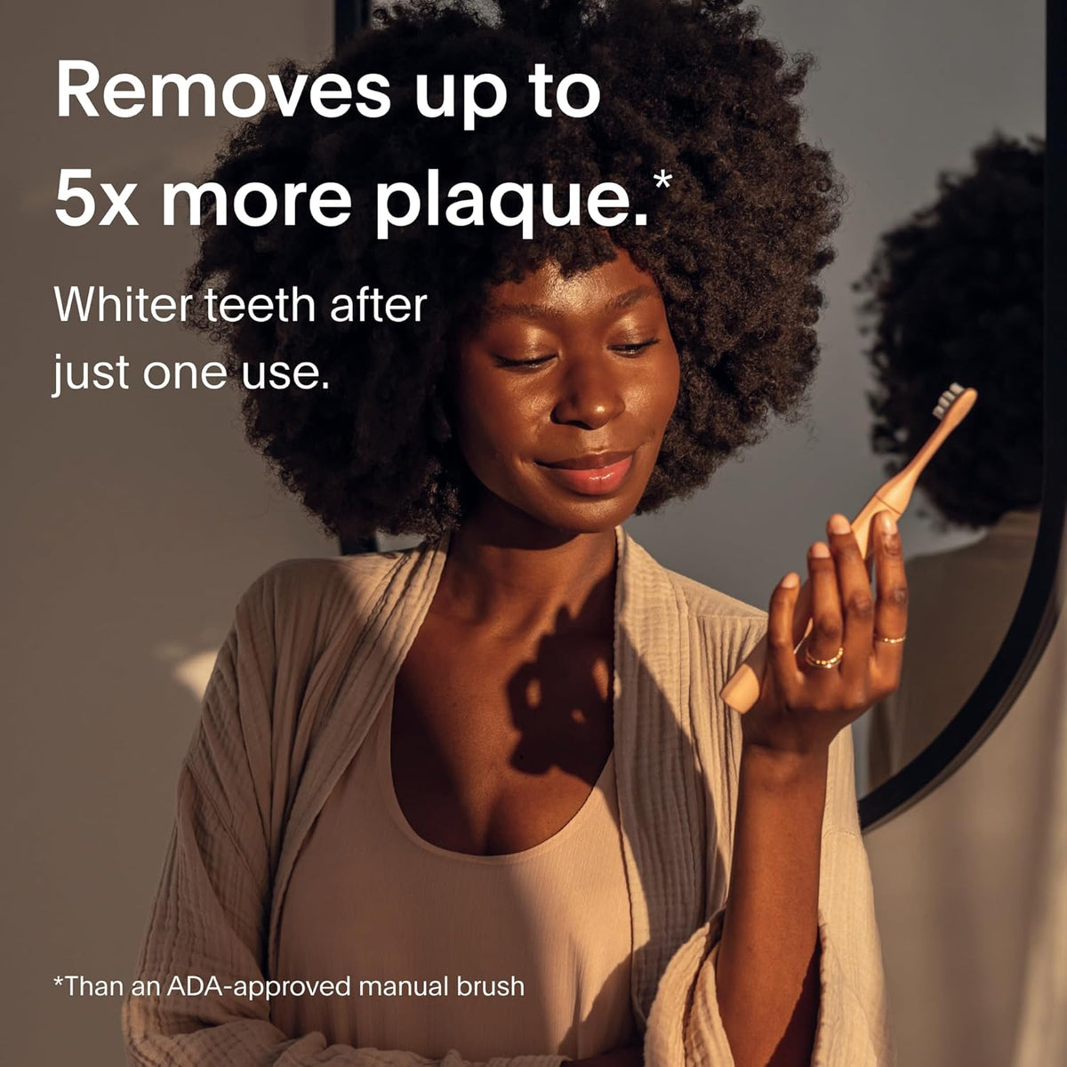 SURI 1.0 Sonic Electric Toothbrush | 40+Day Battery | Designed in California | Sustainable Electric Toothbrush for Adults | Travel Toothbrushes | Tooth Brush | Pink