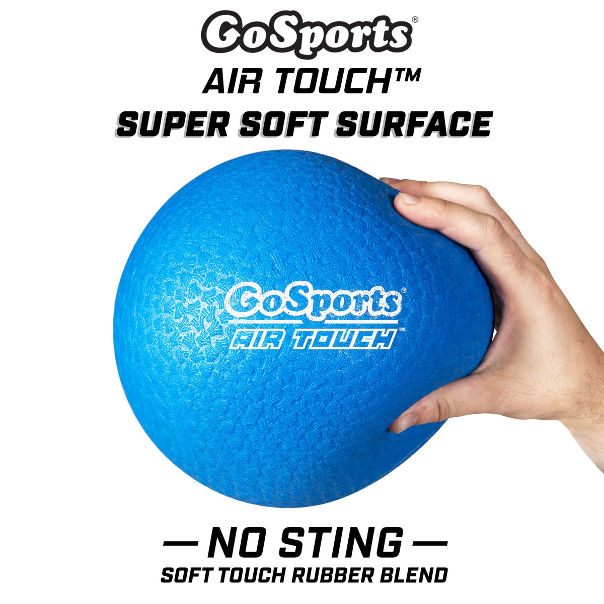 GoSports 8.5 inch Playground Ball (Set of 6) with Carry Bag and Pump