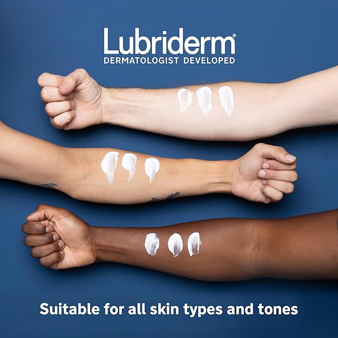 Lubriderm Advanced Therapy Fragrance Free Hand & Body Lotion + Pro-Ceramide, Intense Hydration for Itchy, Extra Dry, & Sensitive Skin, Non-Greasy, Hypoallergenic, Value Size, 32 fl. oz