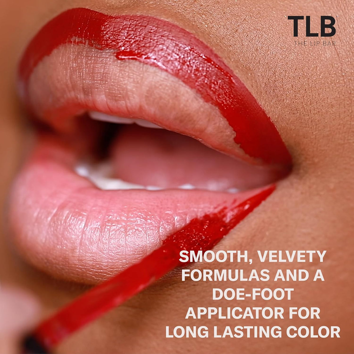 The Lip Bar - Nonstop Liquid Matte Lipstick, Hot Mama (Deep Rich Brown) - High Pigment - One Swipe - Long Lasting - Jojoba Oil & Vitamin E - Vegan & Cruelty Free - Makeup & Cosmetics - .24 fl oz