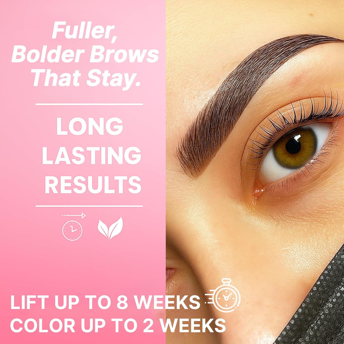 Korean At Home Eye Lash Lift and Tint Kit Professional Brow Lamination and Tint Kit Eye Lash Tint Kit Black Eye Brow Tint Kit