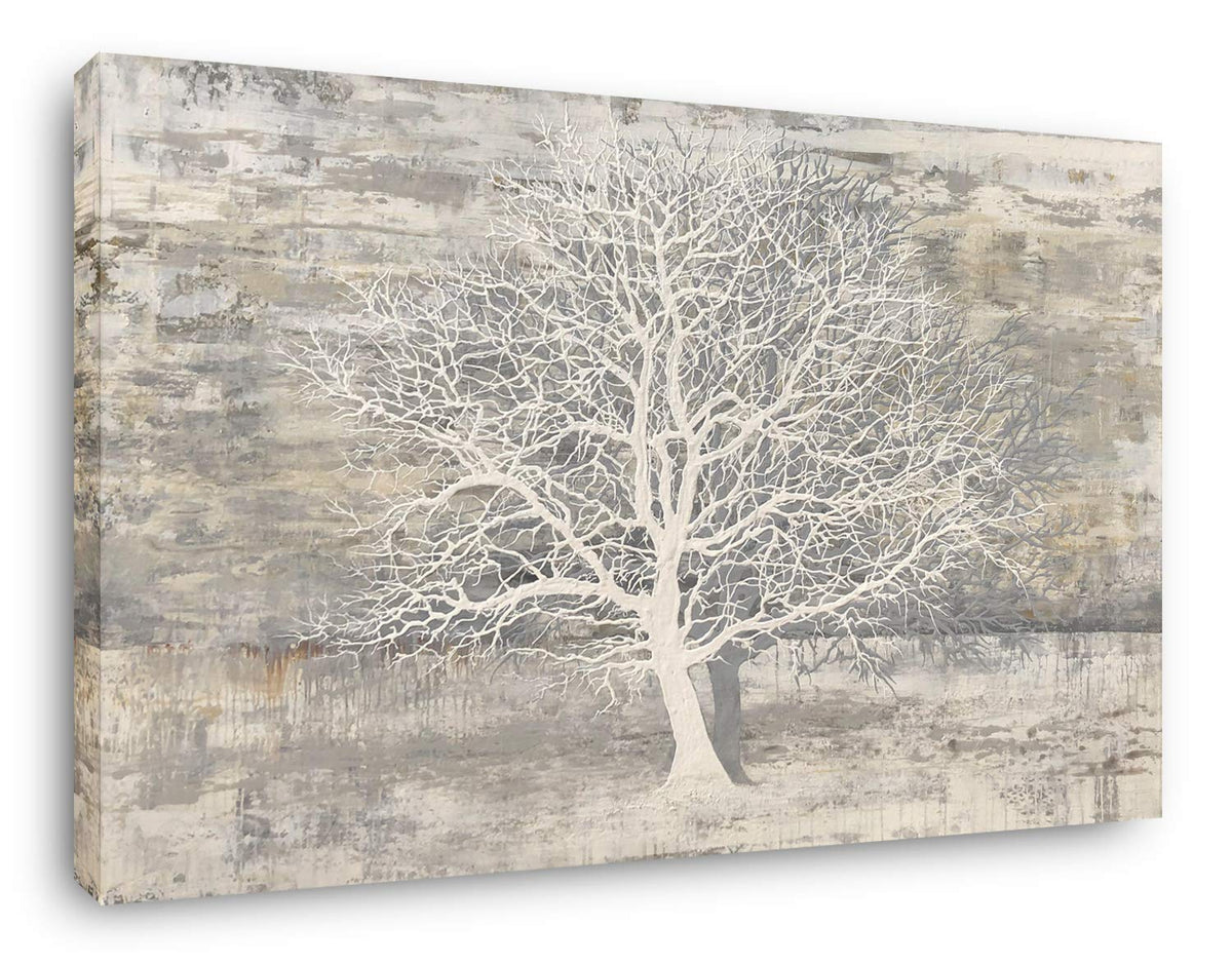 Yihui Arts Abstract Trees Painting Canvas Prints Wall Art Decor Framed - Large Modern Giclee Art Print on Canvas Ready to Hang for Home and Office Wall Decoration with Textured Boho