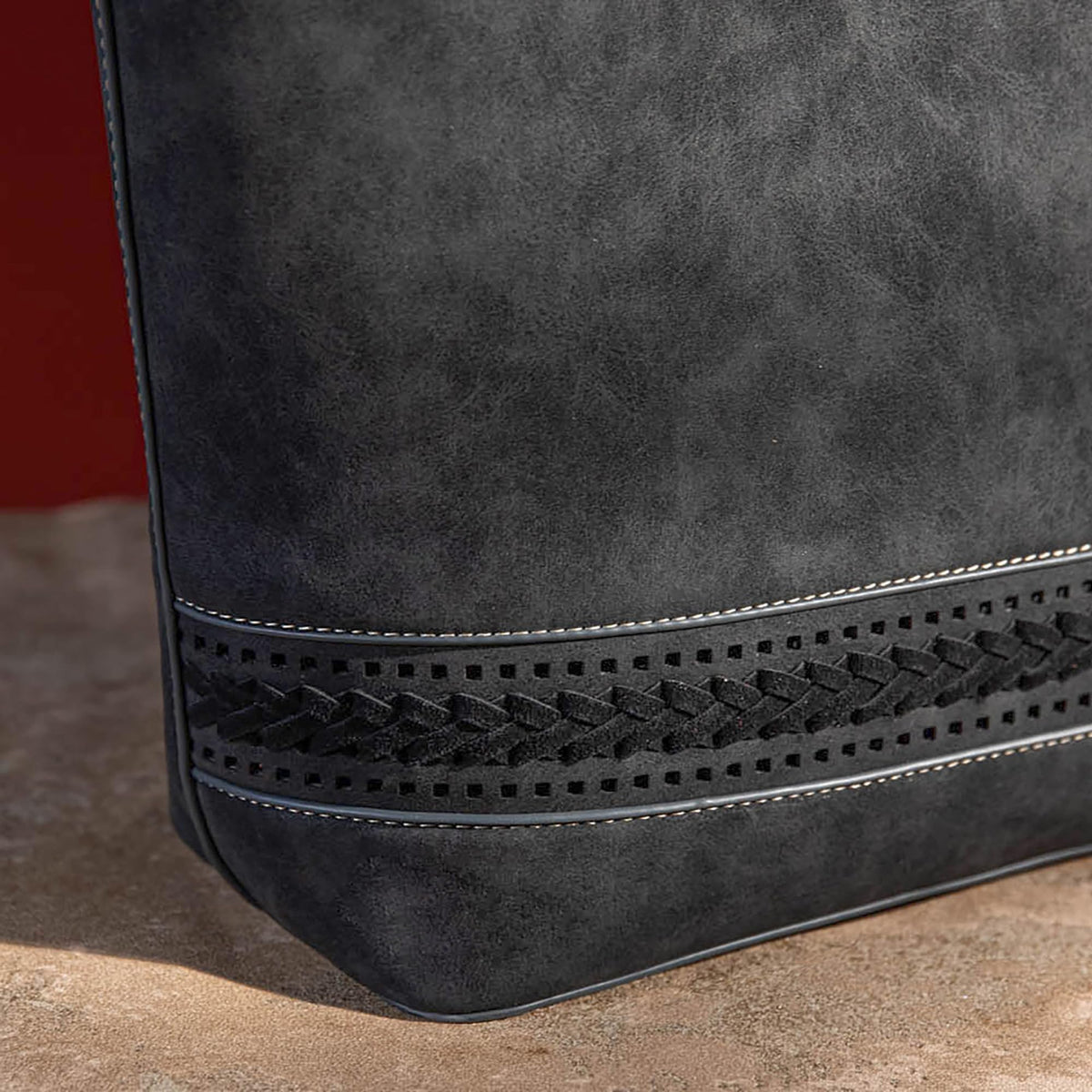 Montana West Large Handbags for Women Tote Bag with Zipper Top-handle Shoulder Bag MWC-090BK